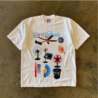 Áo Phông Nam Nữ Phối Hình Quạt Only Fans Phong Cách Trẻ Trung Cá Tính, Chất Vải Cotton Khô Mềm Mịn Thấm Hút Mồ Hôi TốtS-