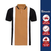Áo Phông Nam Polo Nâu Pha Màu- Áo Thun Nam Ngắn Tay, Polo Nam, Phối Kẻ Tinh Tế PEMD006 - Edmundo