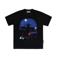 Áo phông ngắn tay cổ tròn màu đen BLACKLIST LATE NIGHT DRIVE T-SHIRT