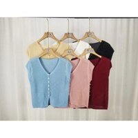 Áo phông ngắn tay cúc ngọc trai thiết kế thương hiệu thời trang mẫu mới mùa hè Áo khoác vai cổ chữ V tôn dáng gầy dễ phối nữ áo khoác ngoài lưới ngựa B8NJ