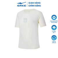 Áo phông ngắn tay nữ ERKE-Crew Neck T-shirt chất liệu cao cấp, thoáng mát 12224202050