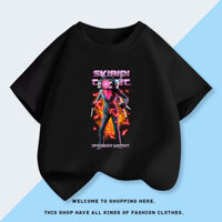 Áo phông ngắn tay trẻ em Titan giám sát mẫu mới mùa hè cho bé trai 100% cotton Nửa tay áo Bộ quần áo trẻ em