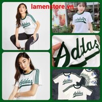 Áo Phông Nữ Adidas VNXK Unisex Áo Thun Nữ Thời Trang Thể Thao Local Brand 100% Cotton Trắng Tay Ngắn Cổ Tròn
