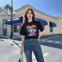 Áo phông nữ dáng suông vừa, áo thun nữ hàng đẹp, vải mềm, SoHa Clothing
