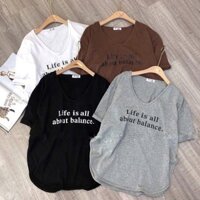 Áo Phông Nữ Đuôi Tôm Freesize