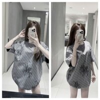 ÁO PHÔNG NỮ FORM RỘNG CỔ TRÒN MẶC MÙA HÈ