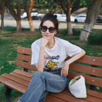 Áo phông nữ form vừa dáng suông, áo thun nữ basic hot trend, SoHa Clothing