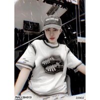 Áo Phông Nữ GC rách nhẹ hình dép dọ - Áo Thun Cho nữ kiểu cách mới nhất