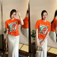 Áo Phông Nữ H.E.R.M.E.S Thun Cotton Mềm Mịn Form Vừa Babytee Cao Cấp Loại 1