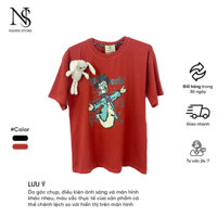 Áo Phông Oversize Nahee Store Nam Nữ Hình Vịt Donald