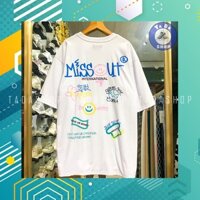 Áo Phông  oversize Nam Nữ MISSOUT ảnh thật