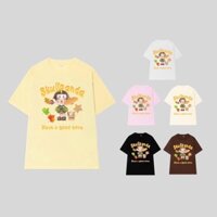 Áo phông oversize Skullpanda áo thun form rộng nam nữ