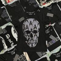 Áo phông philipp đầu nâu đá ngôi sao kín logo sắt