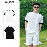 Áo phông phối tay nam cổ tròn form rộng AP07 Gusset Menswear