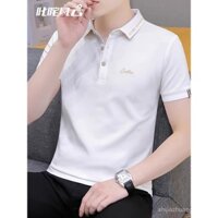 Áo phông polo Cotton Lụa băng tay ngắn Áo Sơ Mi Nam Áo phông nam cổ bẻ áo phông nam mẫu mới mùa hè 2025 2YTT