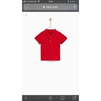 áo phông polo đỏ