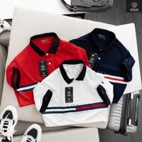 Aó phông polo nam/nữ HIDOLI cổ bẻ in màu