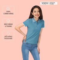 Áo Phông Polo Nữ Có Cổ Ary cool bo kẻ cao cấp chính hãng - Mã APN4014 New *