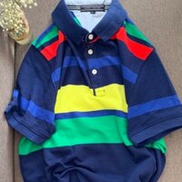 Áo phông polo phối màu