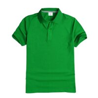 Áo Phông Polo THỜI TRANG 247 Màu Xanh Lá Đậm vải Cá Sấu Co Dãn Tốt Thoáng Mát Cho Nam Và Nữ