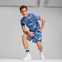 Áo Phông Puma Chính hãng - ESS+ PALM RESORT AOP T-shirt - Xanh | JapanSport 683083-17