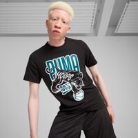 Áo Phông Puma Chính hãng - Winning Shot Graphic Basketball Tee II - Màu Đen | JapanSport 682312-02