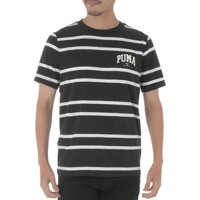 Áo Phông Puma Chính hãng - Casual SQUAD Striped AOP T-shirt - Màu Đen | JapanSport 684220-01
