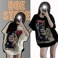 Áo Phông Quảng Châu inlụa DOREMON hình to nét siêu hot/ Mẫu Mới Chất Mềm Mịn HÀNG QUẢNG LOẠI 1