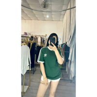 Áo phông rộng thêu logo adidas mẫu mới