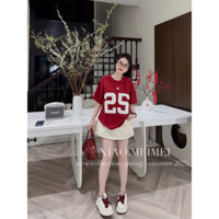 ÁO PHÔNG SỐ 25 THÊU NỔI 3 MÀU SIÊU XINH