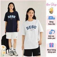 ÁO PHÔNG T-SHIRT LOGO DESSUU  chất cotton phong cách hàn quốc - beeShop