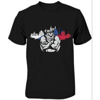 Áo phông t shirt ngắn tay gấu nga, chất liệu thể thao siêu mát PE cool, dáng slim fit - Áo thun Local Brand