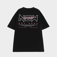 Áo phông tay lỡ nam nữ Now Saigon form rộng BASIC TEE Áo thun Unisex Streetwear Oversize ATC07
