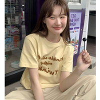 Áo phông thêu chữ Kano