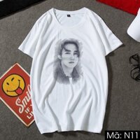 Áo phông trắng in hình Idol Sơn Tùng MTP