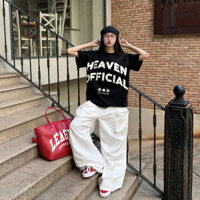 Áo phông unisex form Boxy HEAVEN COCO vải thun 2 chiều định lượng 250gsm