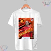 Áo phông Unisex hình Wayne Rooney đẹp chất giá rẻ CAR24