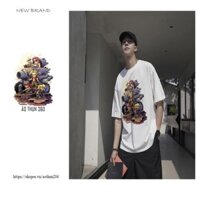 Áo Phông Unisex Style Rambo Lùn Dáng Tay Lỡ