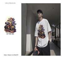 Áo Phông Unisex Style Rambo Lùn Dáng Tay Lỡ