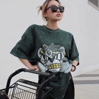 Áo phông WASHED TEE - EMERALD/XANH NGỌC LỤC BẢO - THE MONEYBEAR SS21