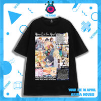 Áo phông Your Lie In April: Arima Kousei 100% cotton cho Nam / Nữ by The Runaway