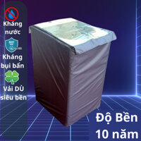 Áo phủ máy giặt cửa trên chất liệu vải dù bên đẹp chống nắng mưa, bụi bẩn dành cho từ 6kg đến 12kg