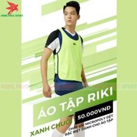 ÁO PITCH LƯỚI TẬP BÓNG ĐÁ RIKI MÀU XANH CHUỐI