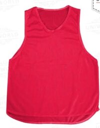 Áo pitch tập bóng đá màu đỏ,Áo lưới teambuilding