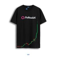 Áo Polkadot cao cấp DOT,Cointshirt Bitcoin, Ethereum ETH, Binance BNB, Polkadot DOT,Solana SOL