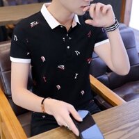Áo polo 95% Cotton Tay Ngắn Phong Cách Hàn Quốc Thời Trang Mùa Hè Cho Nam Giới 95% 06.02.5