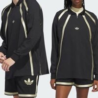 Áo Polo Adidas CHÍNH HÃNG LOGO NGỰC viền GOLD unisex nam nữ vải mịn thời trang