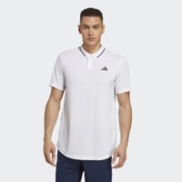Áo Polo Adidas Nam Chính Hãng -Polo Piqué Tennis Club Shirt- Trắng | JapanSport HS3245