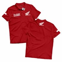 Áo Polo Áo Sơ Mi Polo HONDA Xe Máy Cánh LOGO Áo Thun Ô Tô