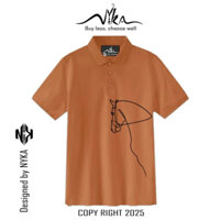 Áo polo basic in hình ngựa có bigsize